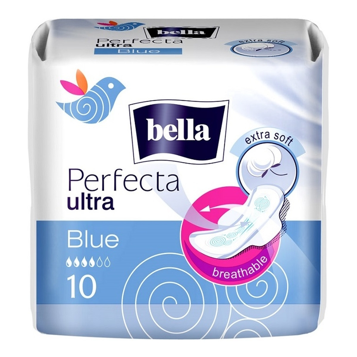 Bella Ultra Blue Perfecta Podpaski Higieniczne 10 Sztuk