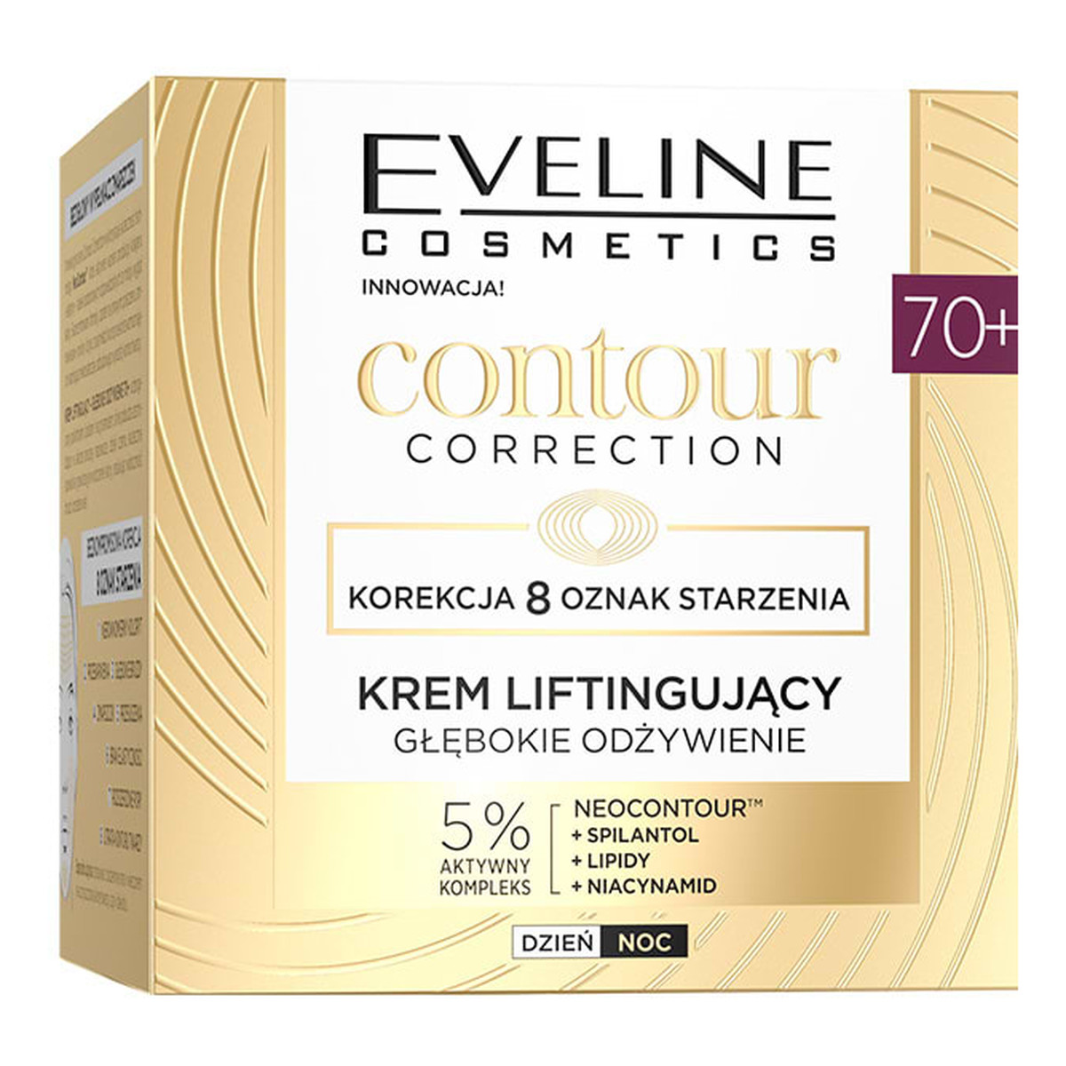 Eveline Contour Correction Głęboko odżywiający krem liftingujący 70+ 50ml