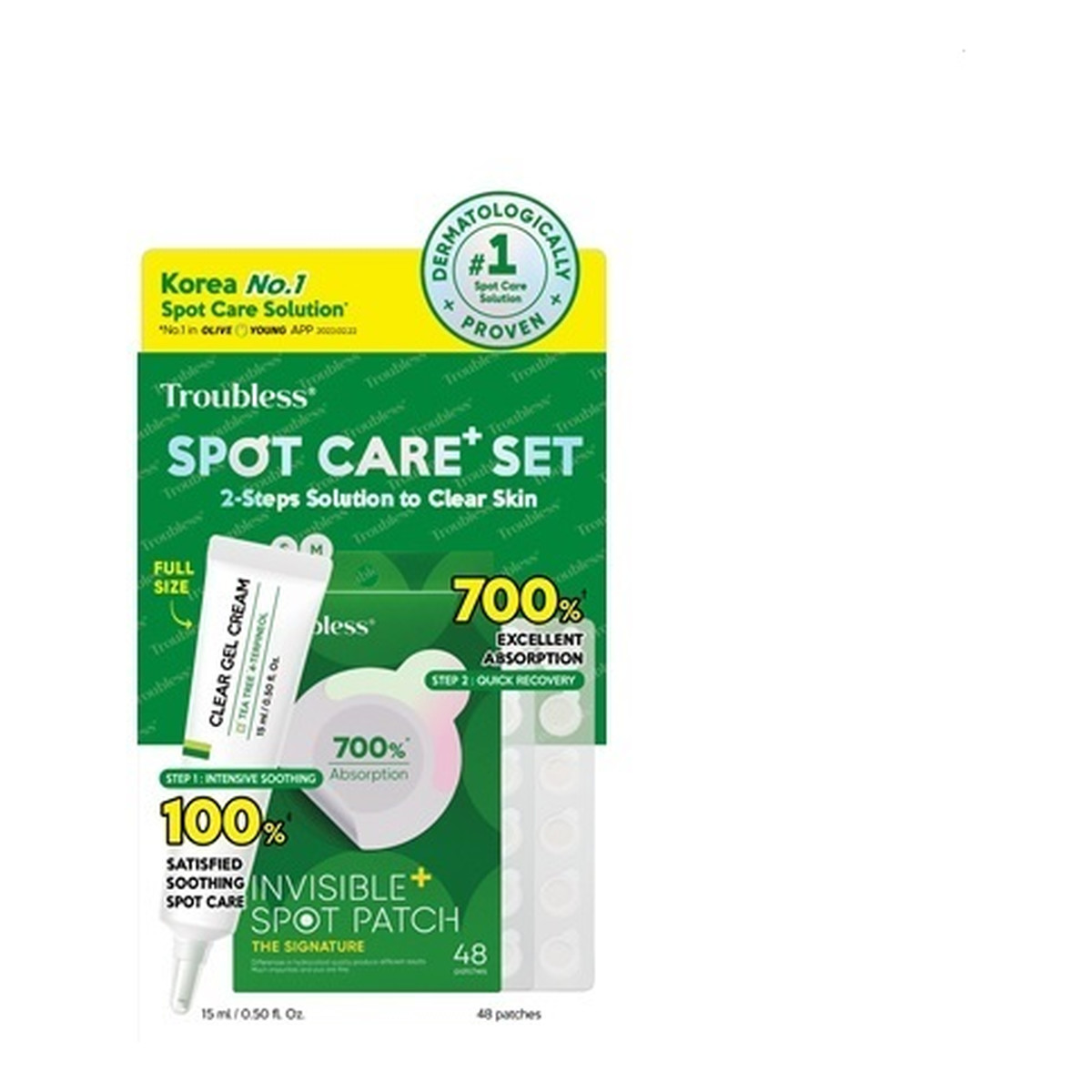 Troubless Spot Care Plus Set Zestaw do pielęgnacji skóry z niedoskonałościami