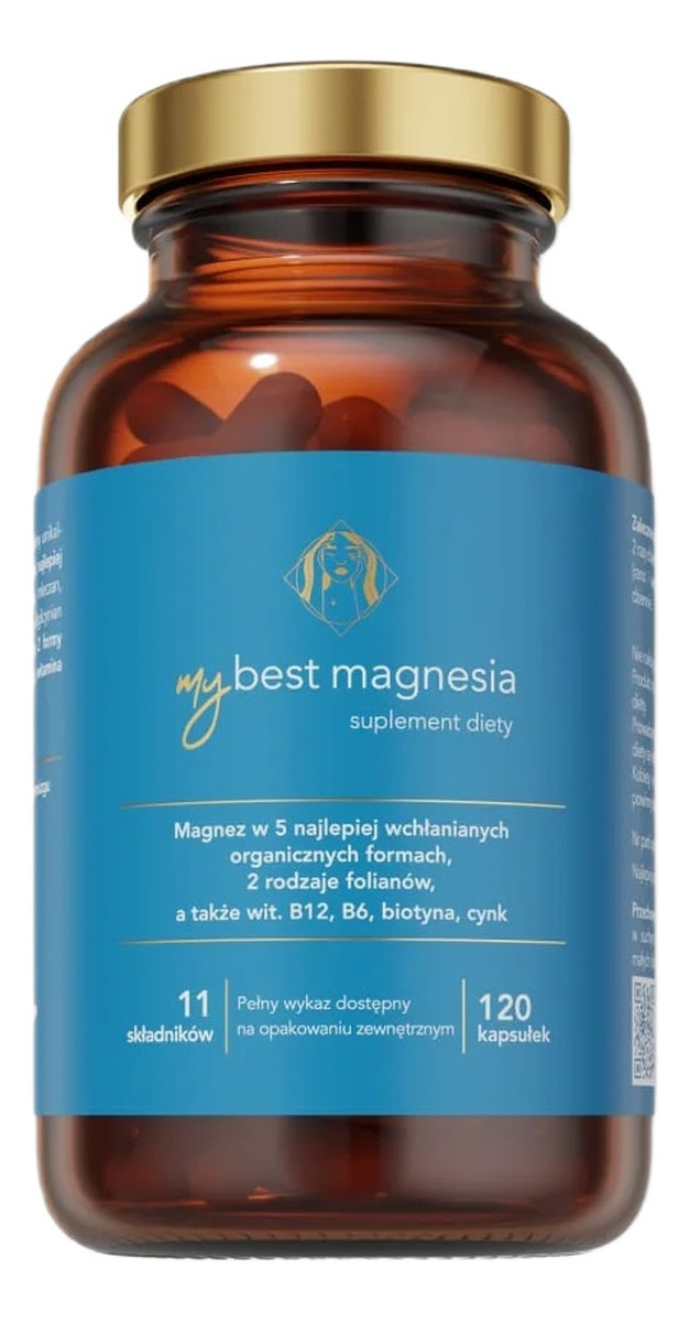 Mybestmagnesia suplement diety 120 kapsułek