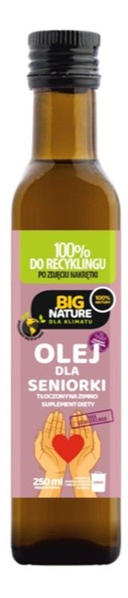Olej dla seniorki tłoczony na zimno