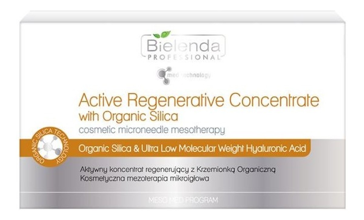 Active Regenerative Concentrate Aktywny koncentrat regenerujący z krzemionką organiczną 10x3ml