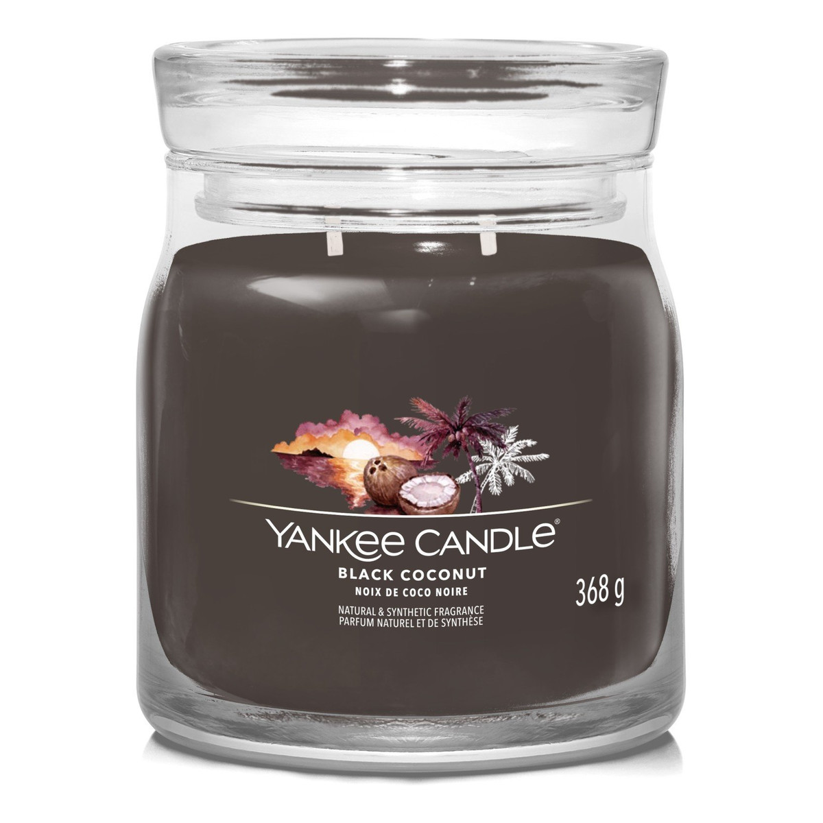 Yankee Candle Świeca Zapachowa Black Coconut 368g