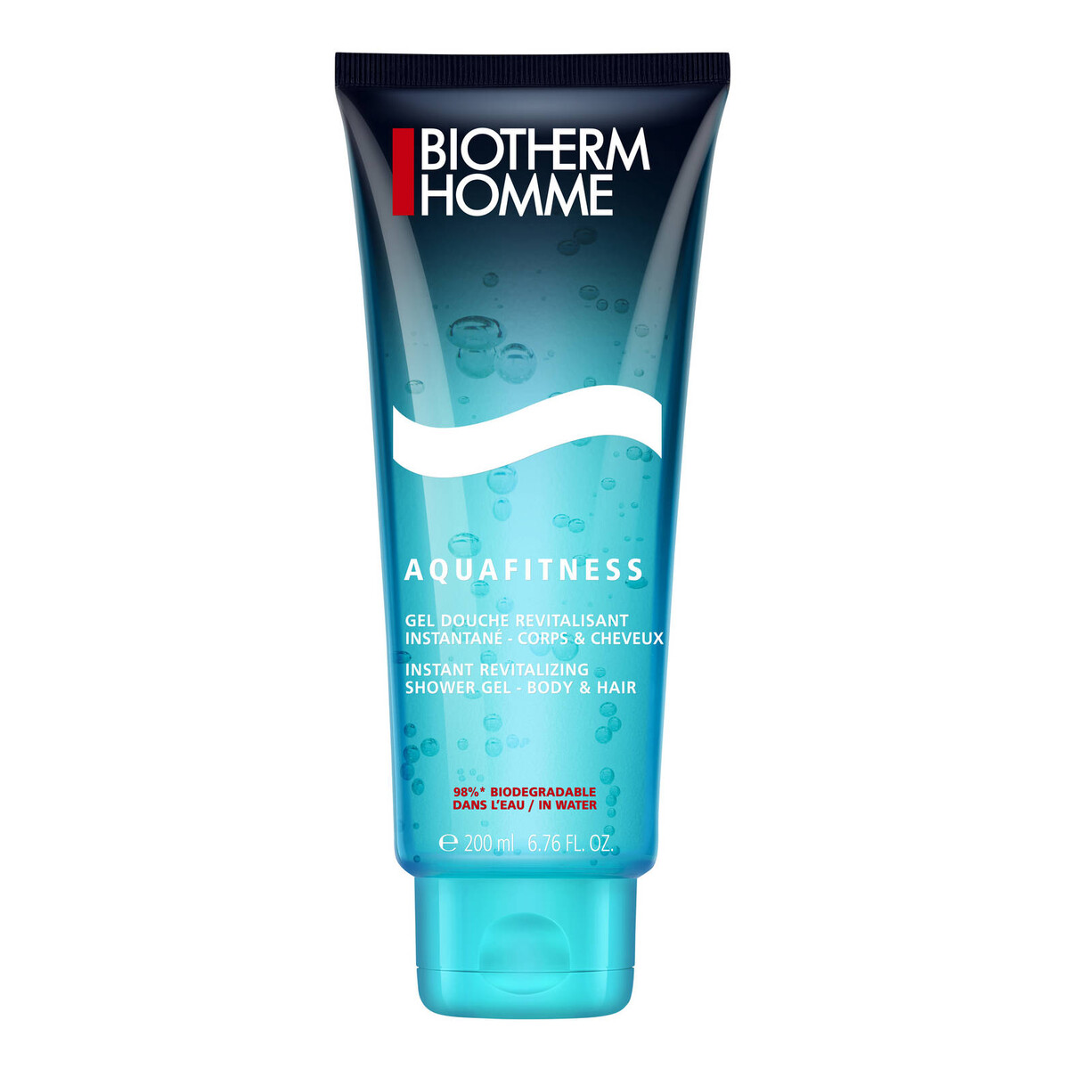 Biotherm Homme Aquafitness Instant Revitalizing Shower Gel Żel pod prysznic do ciała i włosów 200ml