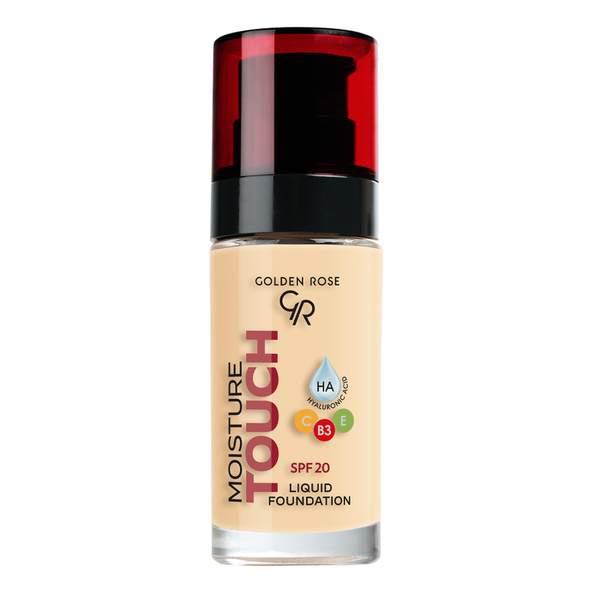 Golden Rose Moisture Touch Nawilżający podkład do twarzy SPF20 30ml