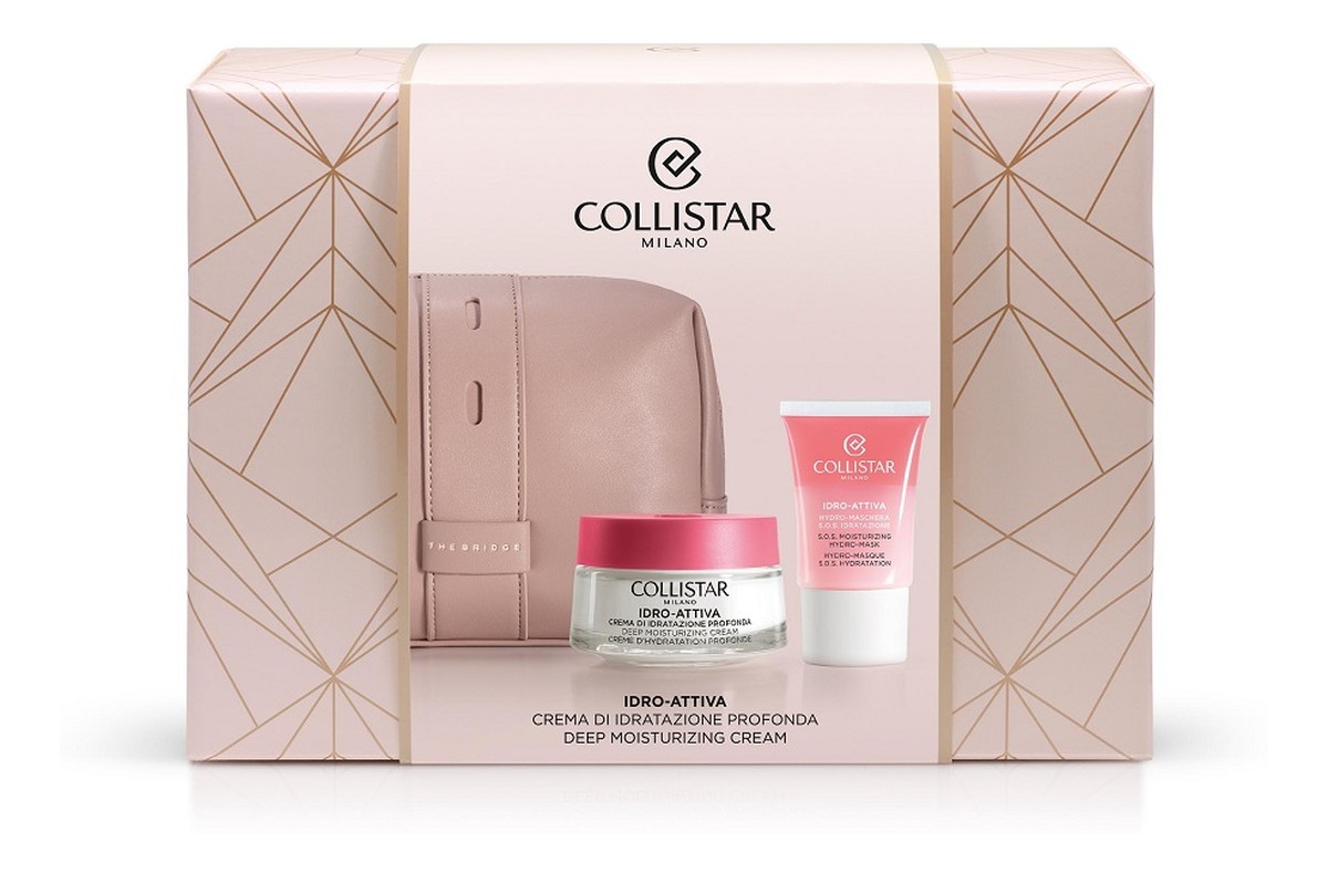 Zestaw deep moisturizing cream głęboko nawilżający krem do twarzy 50ml + s.o.s. moisturizing hydro-mask maska nawilżająca do twarzy 15ml + kosmetyczka