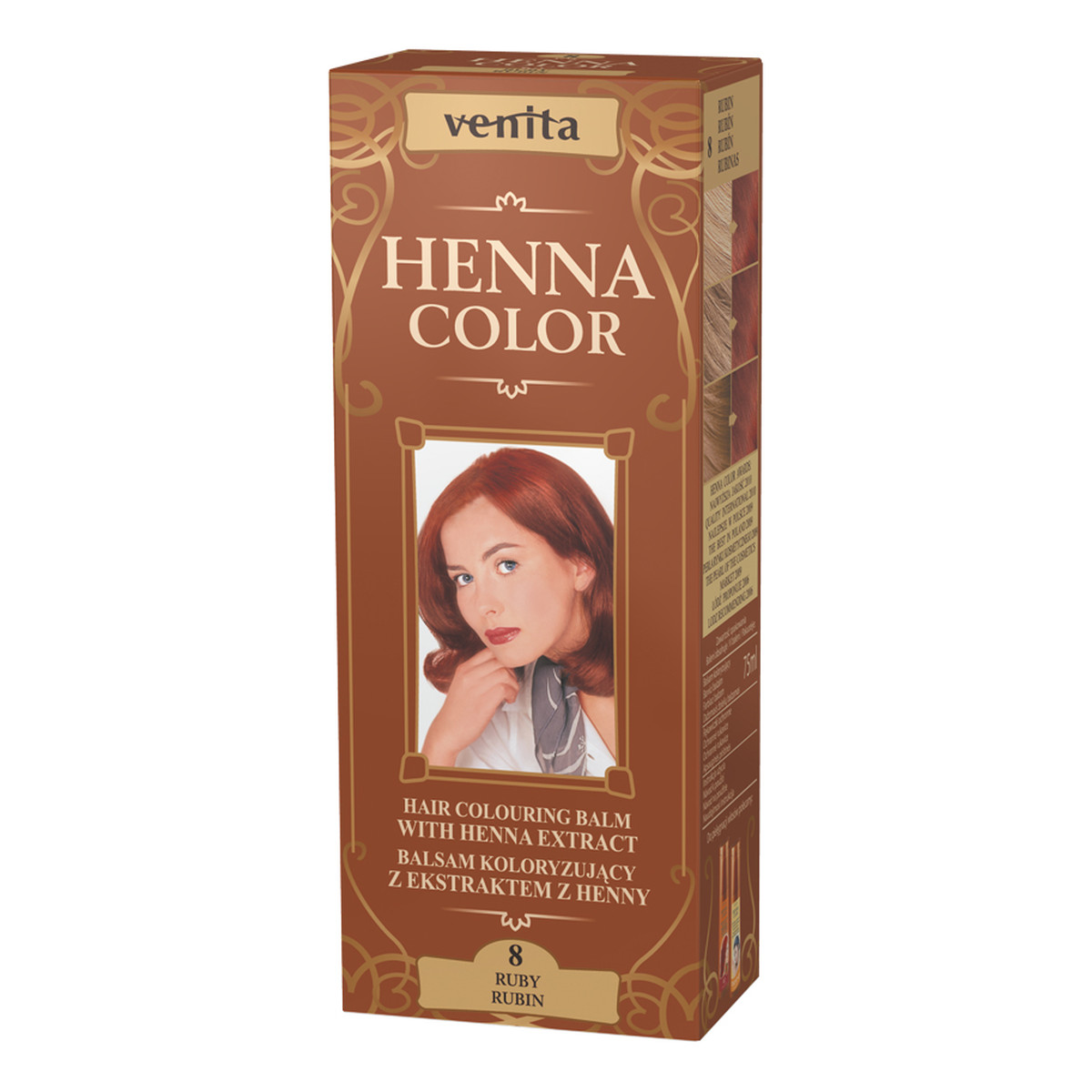 Venita HENNA COLOR Balsam koloryzujący z ekstraktem z henny TUBA 75ml