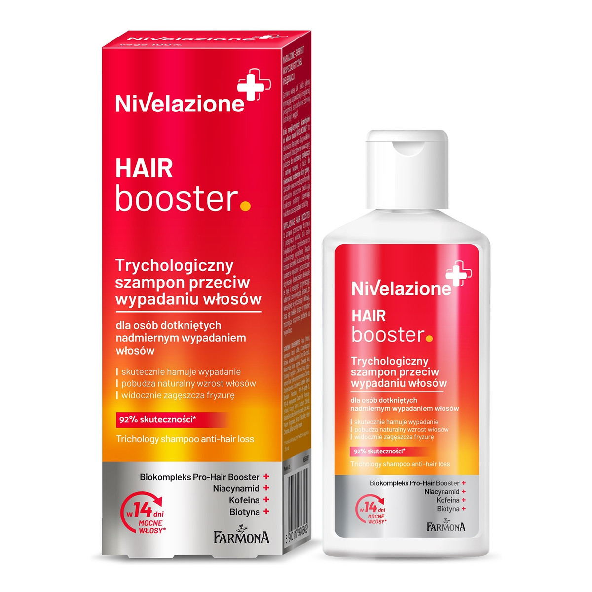 Farmona Nivelazione+ Trychologiczny Szampon przeciw wypadaniu włosów Hair Booster do włosów nadmiernie wypadających 100ml