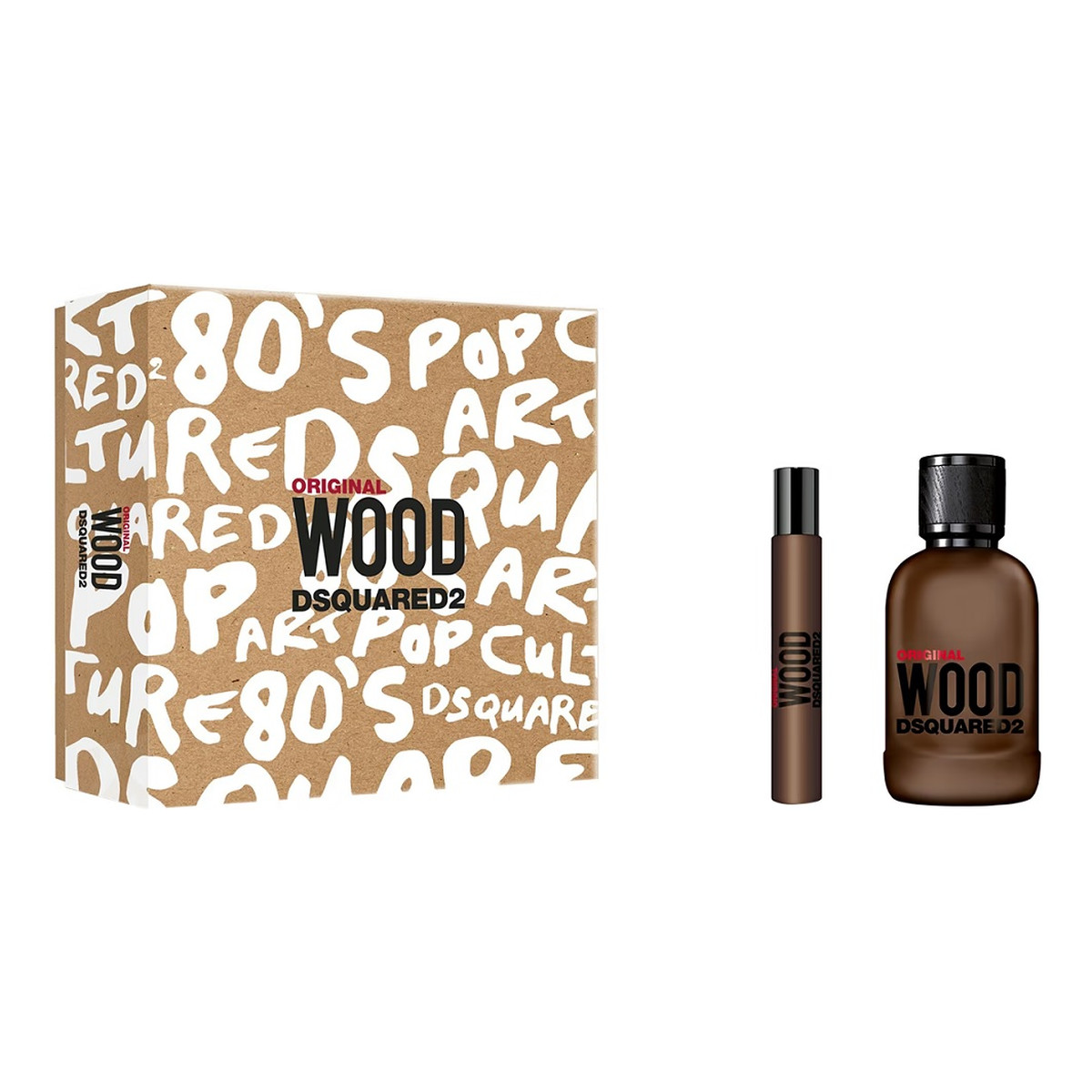 Dsquared2 Original Wood Zestaw woda perfumowana spray 100ml + woda perfumowana spray 10ml