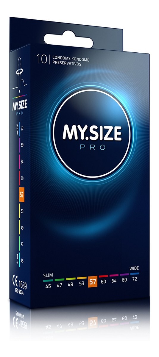 Condoms prezerwatywy 57mm 10szt