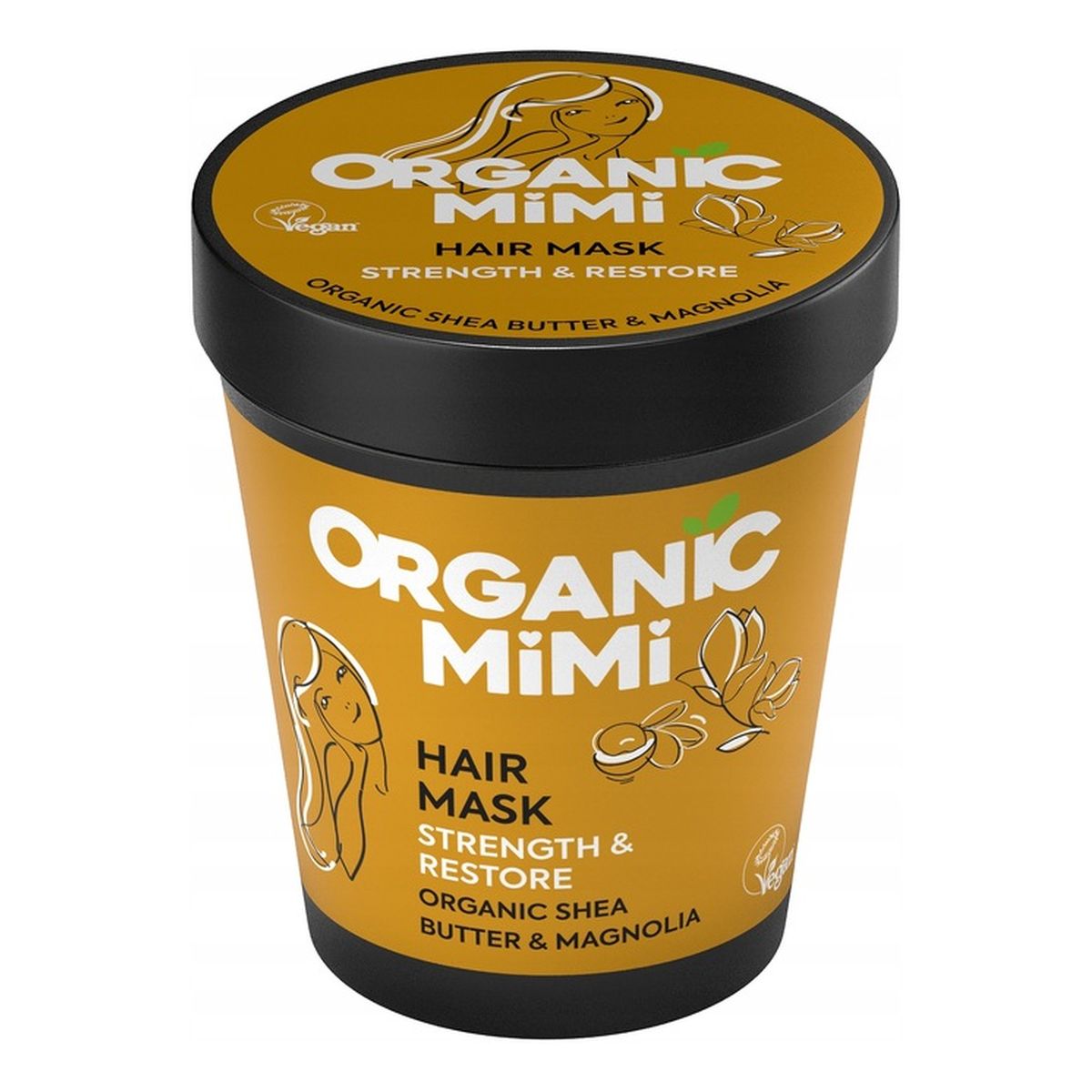 Organic Mimi Szampon-peeling Strength Sól morska i Imbir 280g