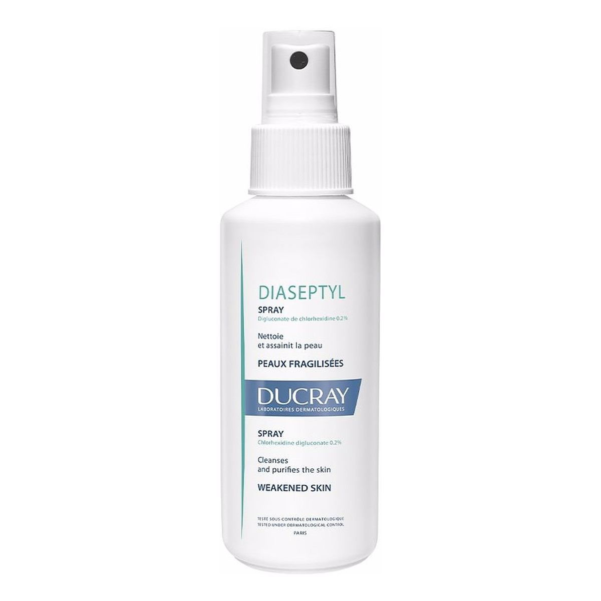 Ducray Diaseptyl spray do oczyszczania skóry i dezynfekcji ran 125ml