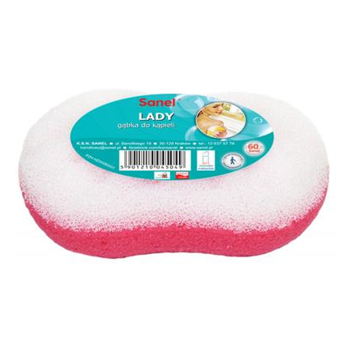 Sanel GĄBKA DO KĄPIELI LADY MOTYL