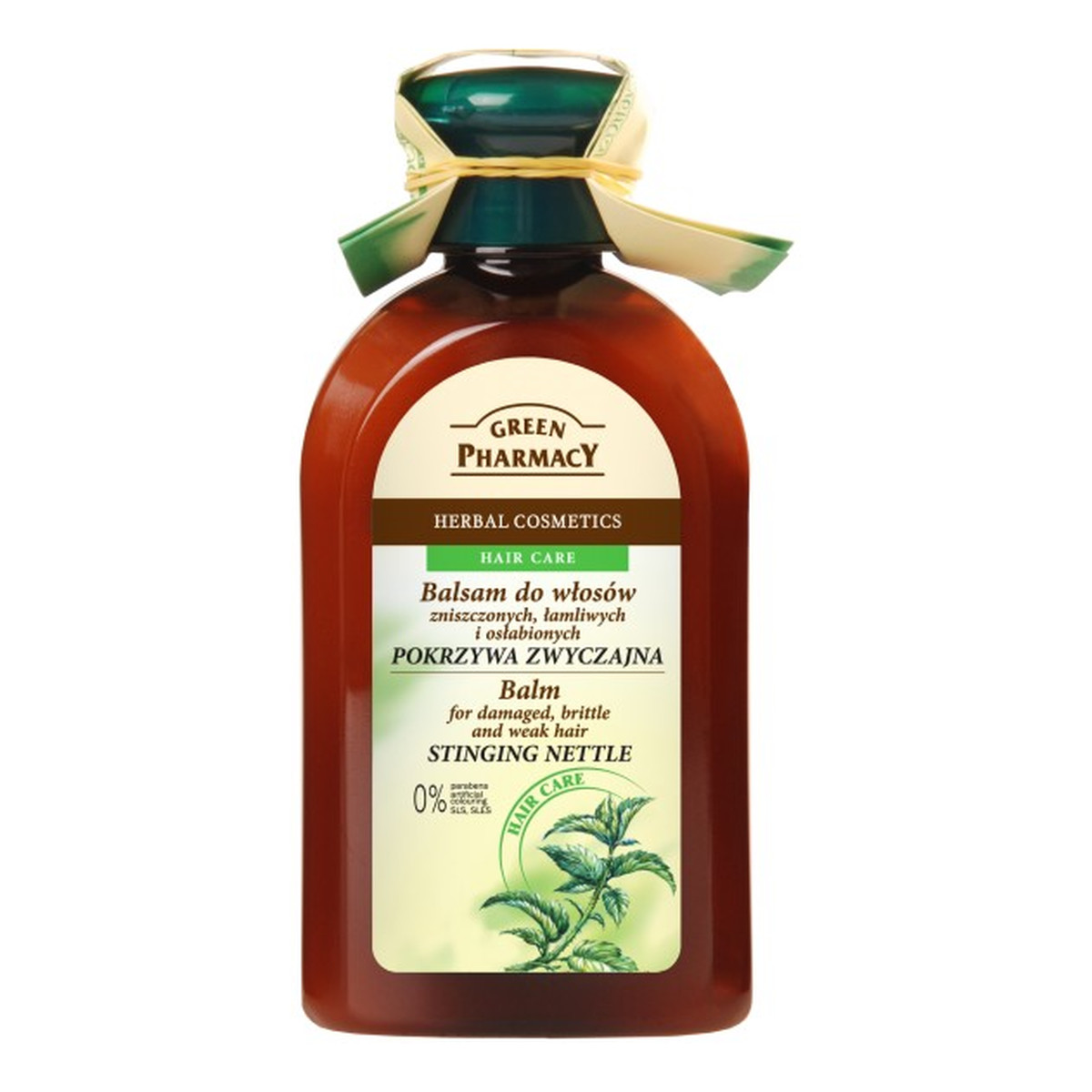 Green Pharmacy Herbal Cosmetics Hair Care Balsam Do Włosów Pokrzywa Zwyczajna 300ml