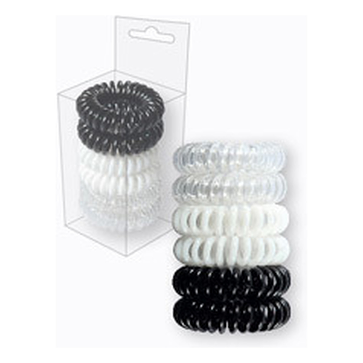 Top Choice Gumki do włosów "Wire" 6 szt