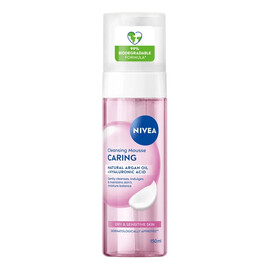 Caring pielęgnująca pianka do oczyszczania twarzy