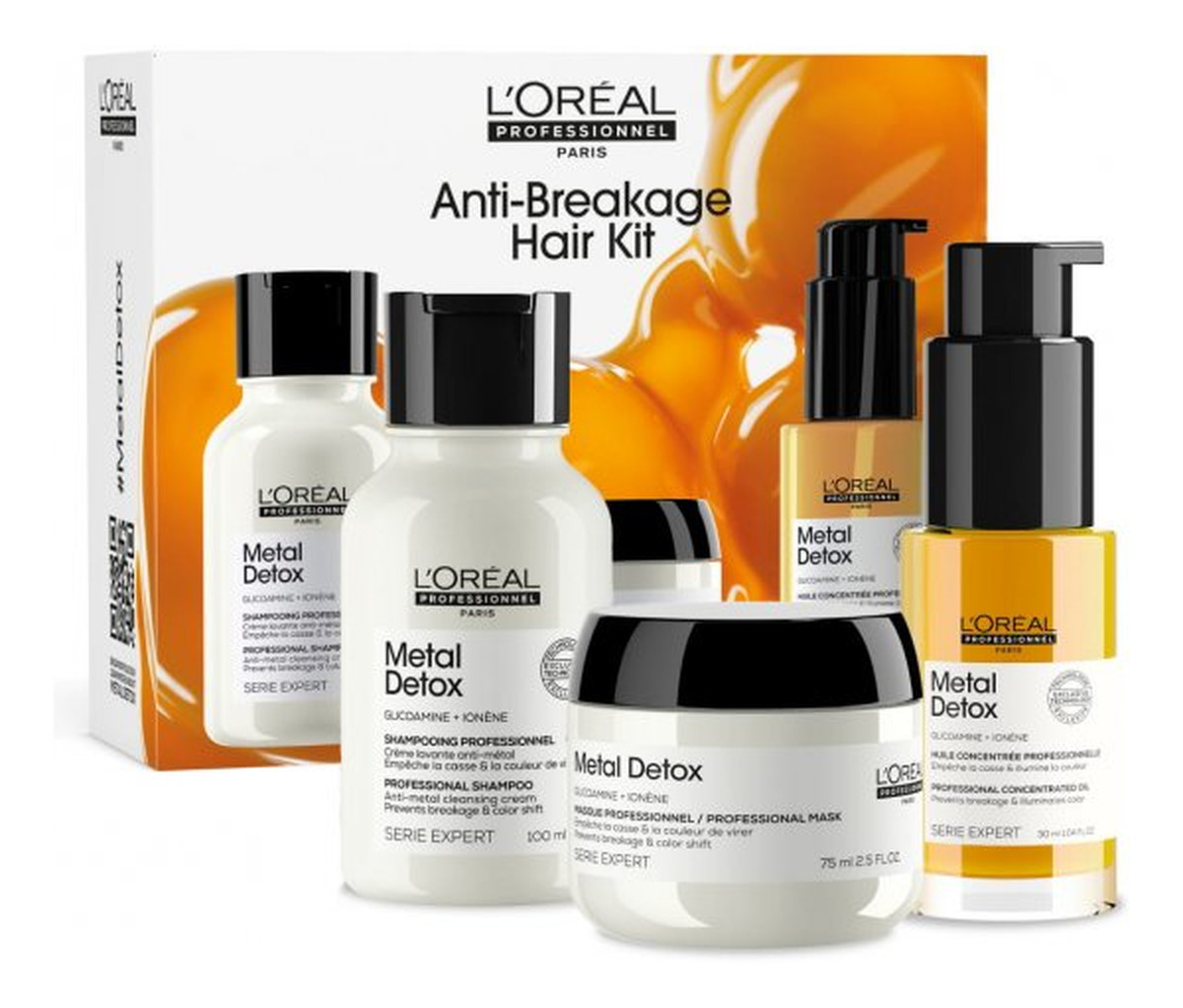 Metal Detox zestaw szampon 100ml + maska 75ml + olejek 30ml