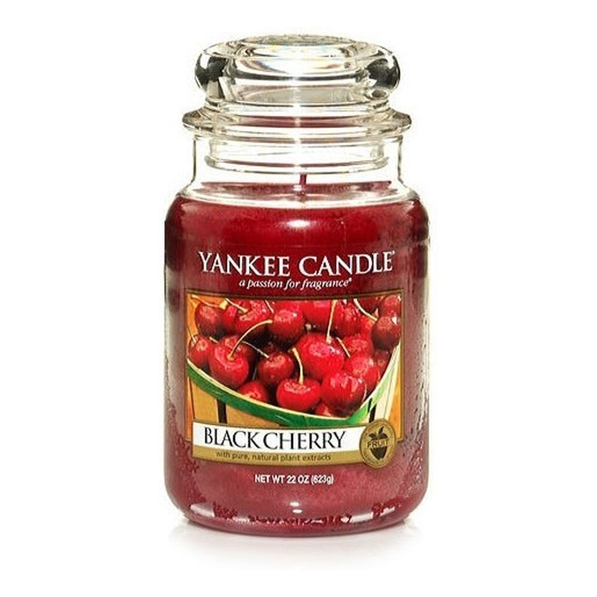 Yankee Candle Large Jar Duża świeczka zapachowa Black Cherry 623g