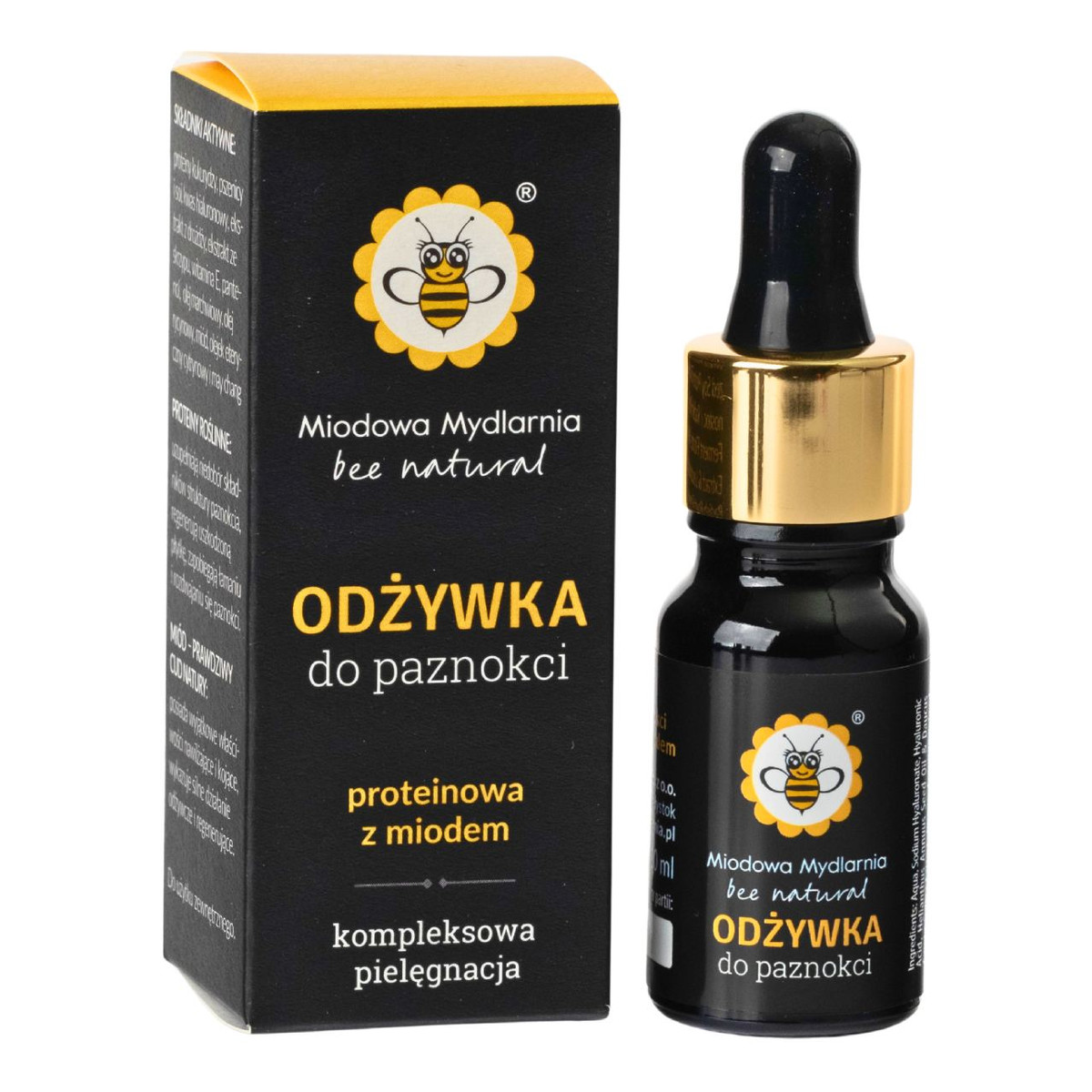 Miodowa Mydlarnia Odżywka do paznokci Proteinowa z miodem 10ml