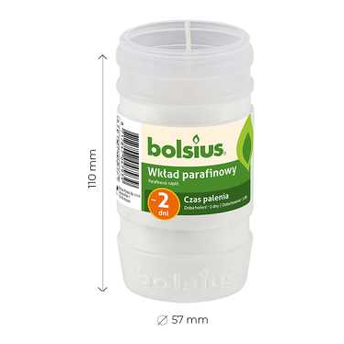 Bolsius WKLAD PARAFINOWY 2 DNI 20 sztuk