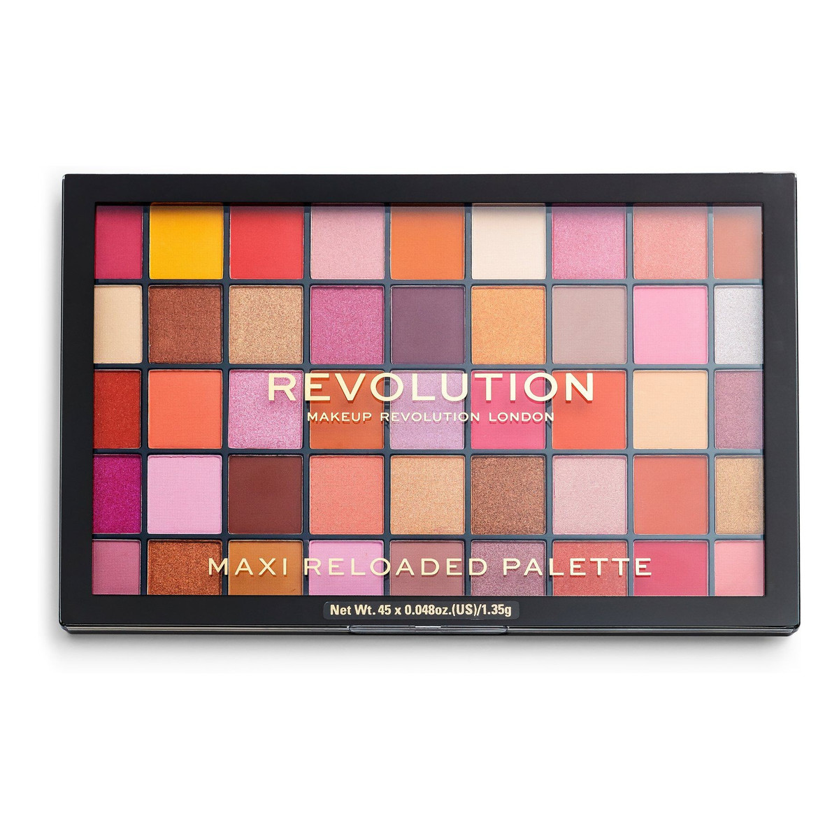 Makeup Revolution Makeup revolution maxi reloaded palette (45) paleta cieni do powiek-big big love 1szt.