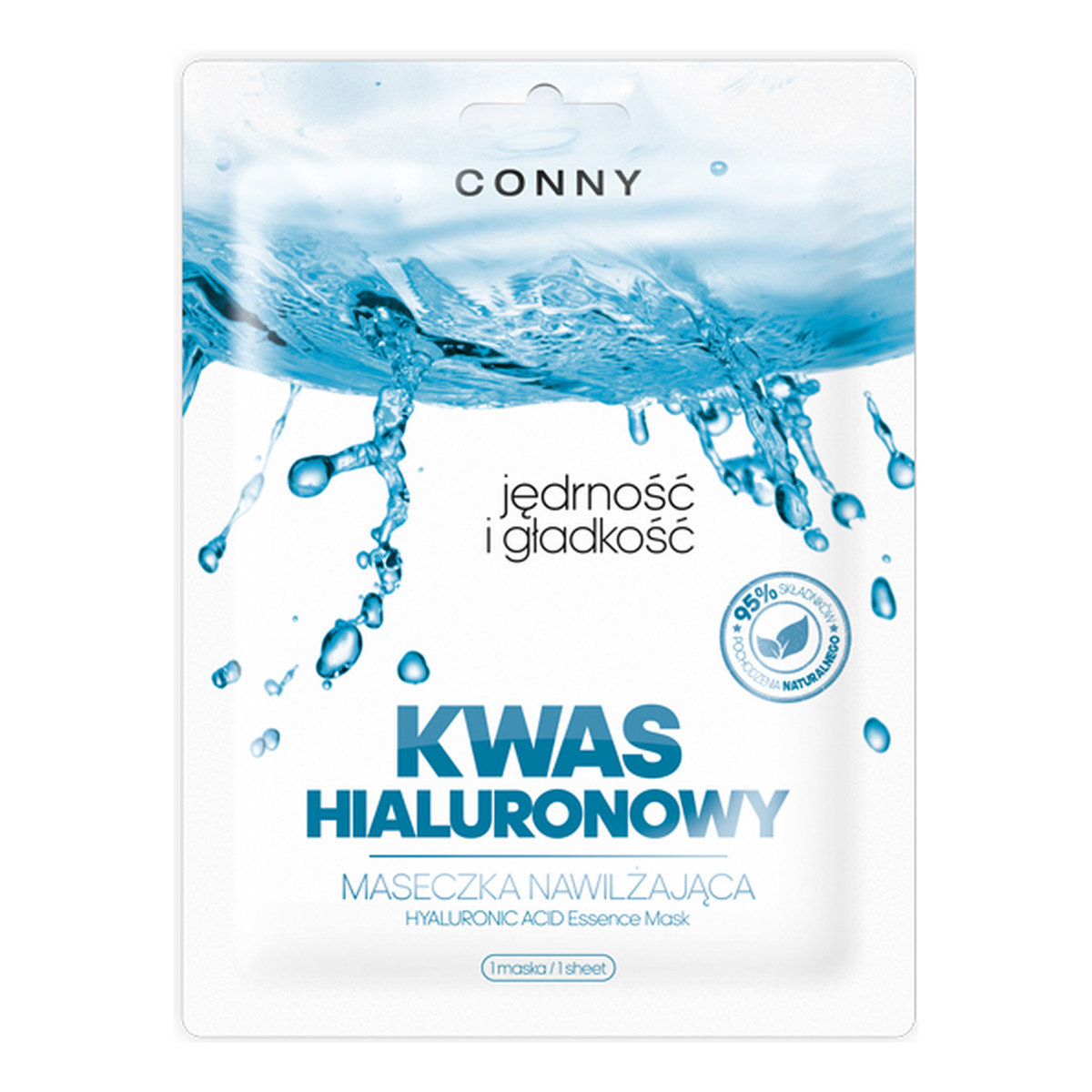 Conny Essence Mask jędrność i gładkość nawilżająca maseczka w płachcie Kwas Hialuronowy 23g