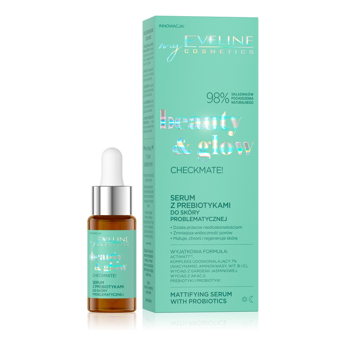 Eveline Beauty&Glow Serum z prebiotykami do skóry problematycznej