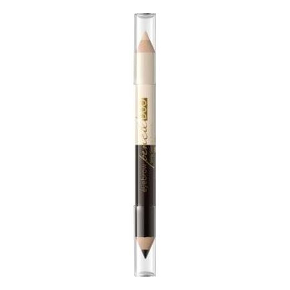 Eveline Eyebrow Pencil Duo Kredka do brwi i rozświetlacz pod łuk brwiowy