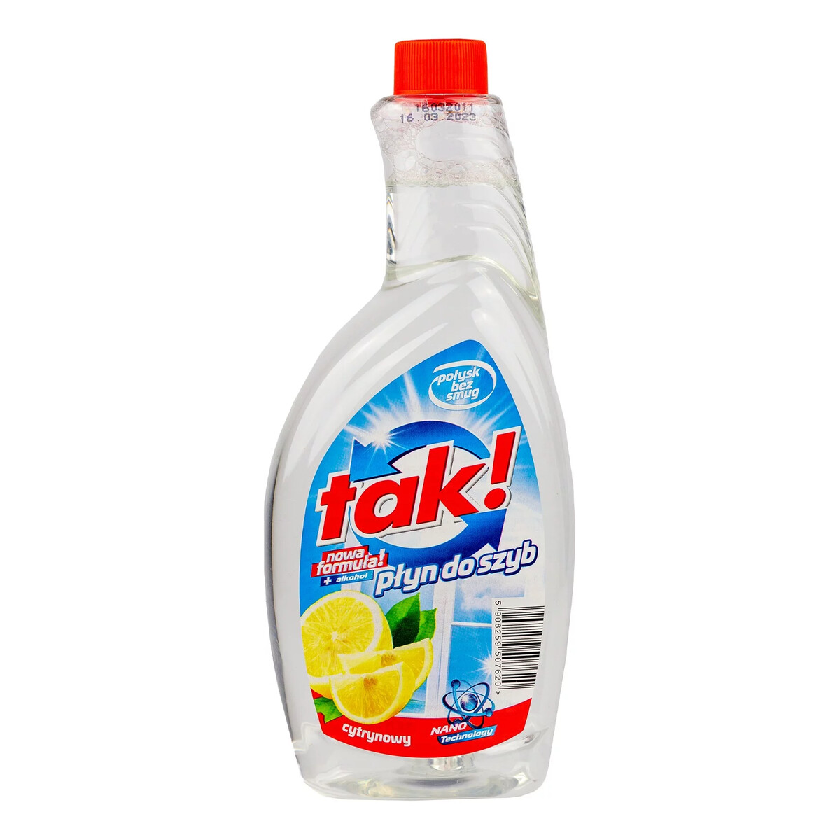 Tak Płyn do mycia szyb Lemon - zapas 750ml