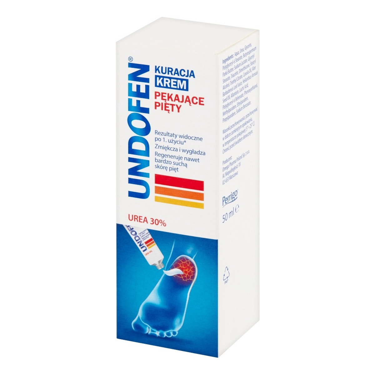 Undofen KURACJA KREM DO STÓP PĘKAJĄCE PIĘTY 50ml