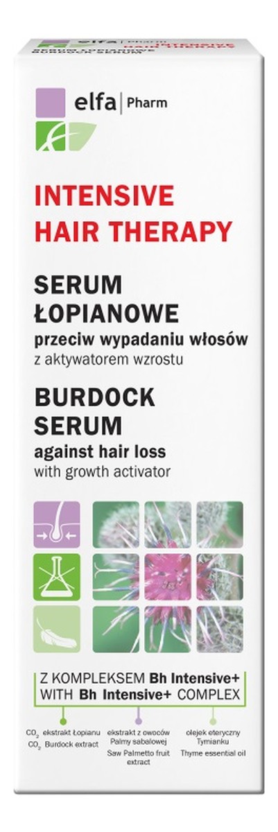 serum łopianowe przeciw wypadaniu włosów z aktywatorem wzrostu