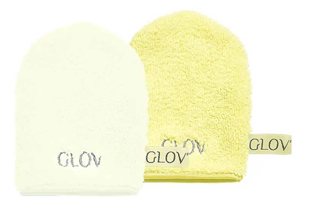 Zestaw rękawiczek do demakijażu i oczyszczania twarzy baby banana + ivory 2szt