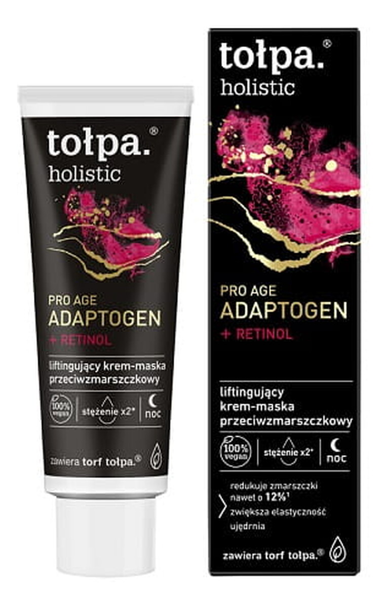 Liftingujący Krem-maska przeciwzmarszczokowy na noc Pro Age Adaptogen