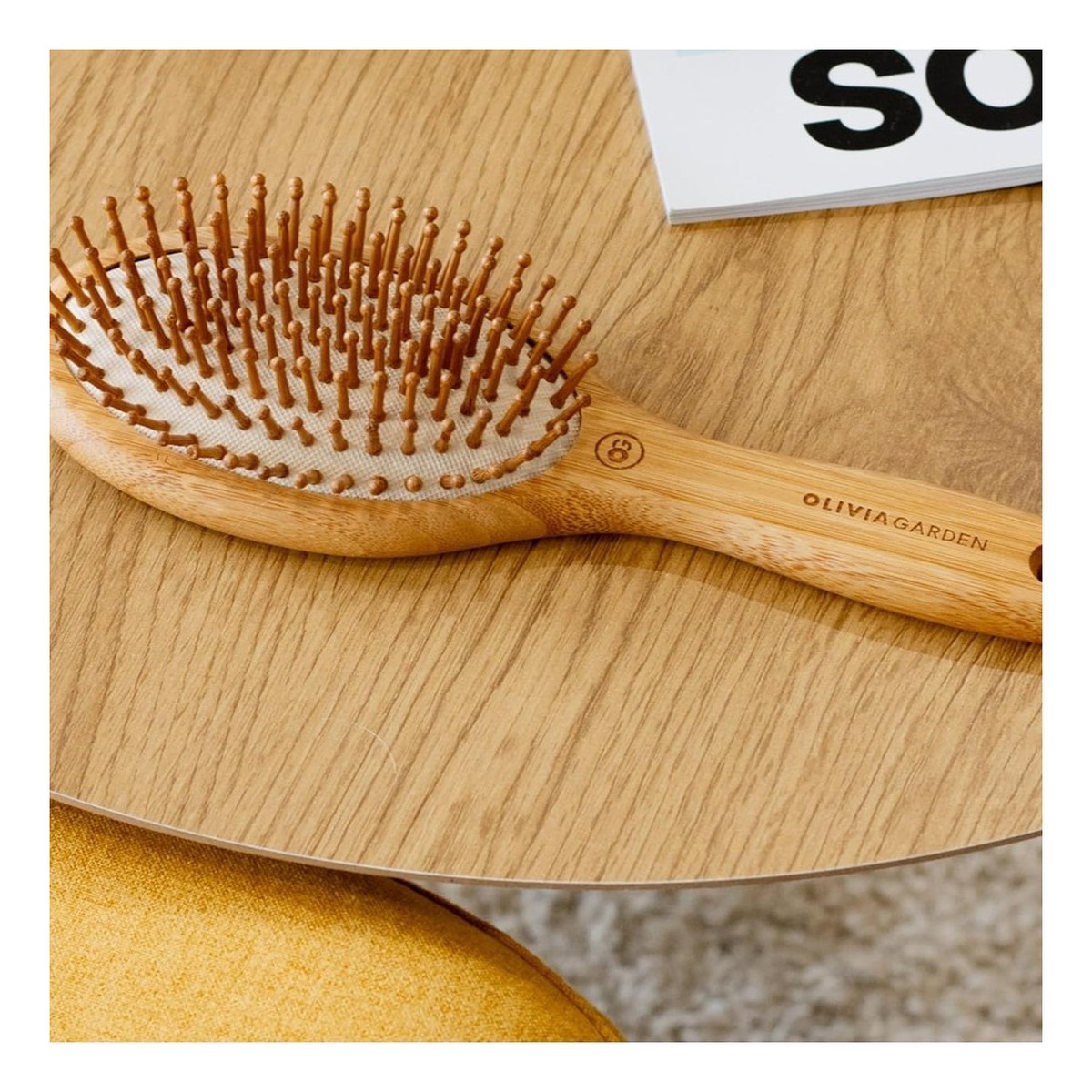 Olivia Garden Bamboo Touch Detangle Massage bambusowa szczotka do włosów M