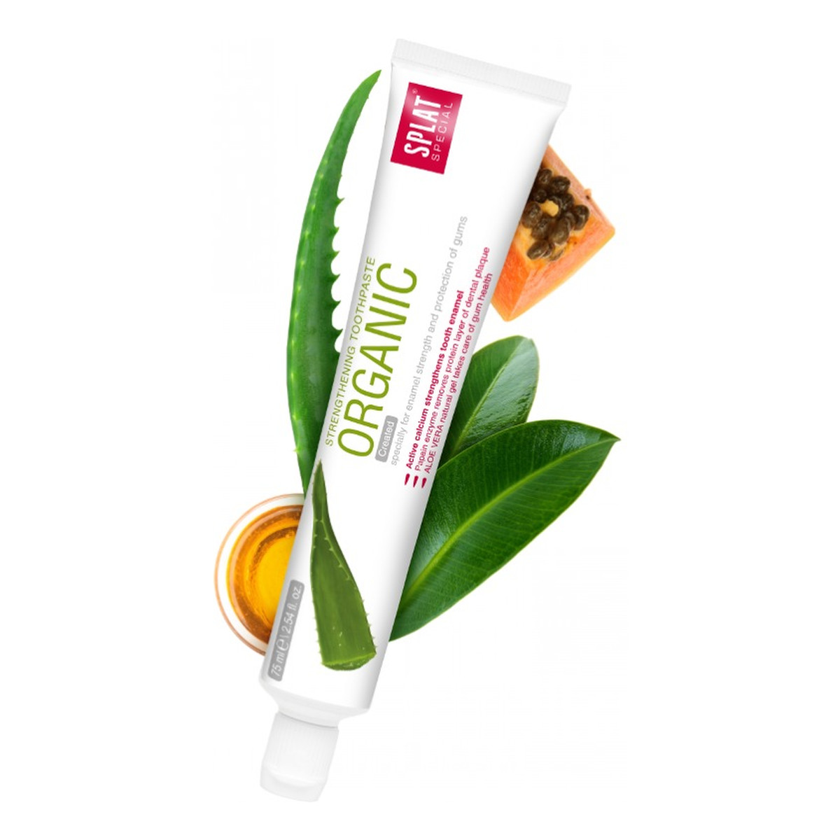 Splat Organic Special Wybielająca Łagodząca Odżywcza Pasta Do Zębów Zdrowe Dziąsła i Mocne Szkliwo W Czasie Ciąży 75ml
