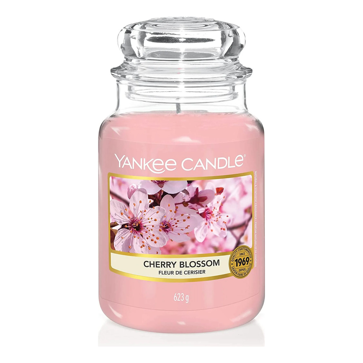 Yankee Candle Świeca zapachowa duży słój cherry blossom 623g