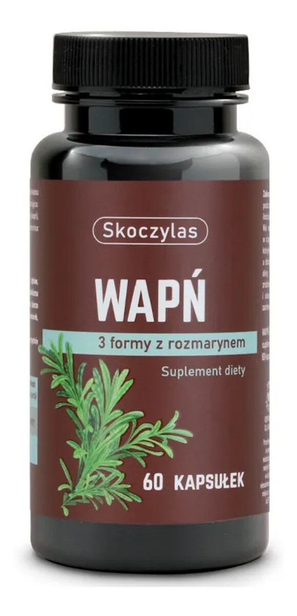Wapń suplement diety 60 kapsułek