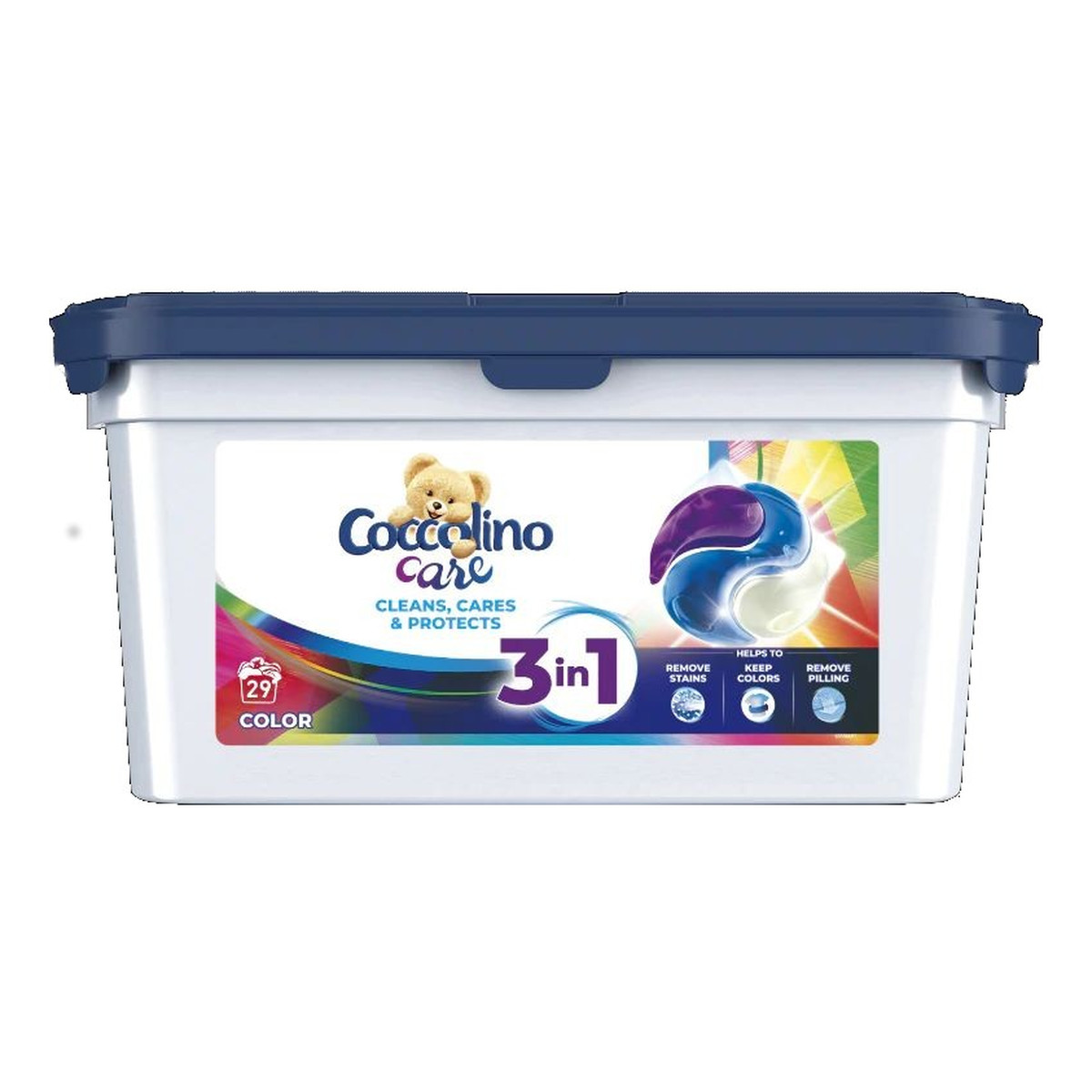 Coccolino Care Caps Kapsułki do prania 3in1 Color (29 prań) 783g