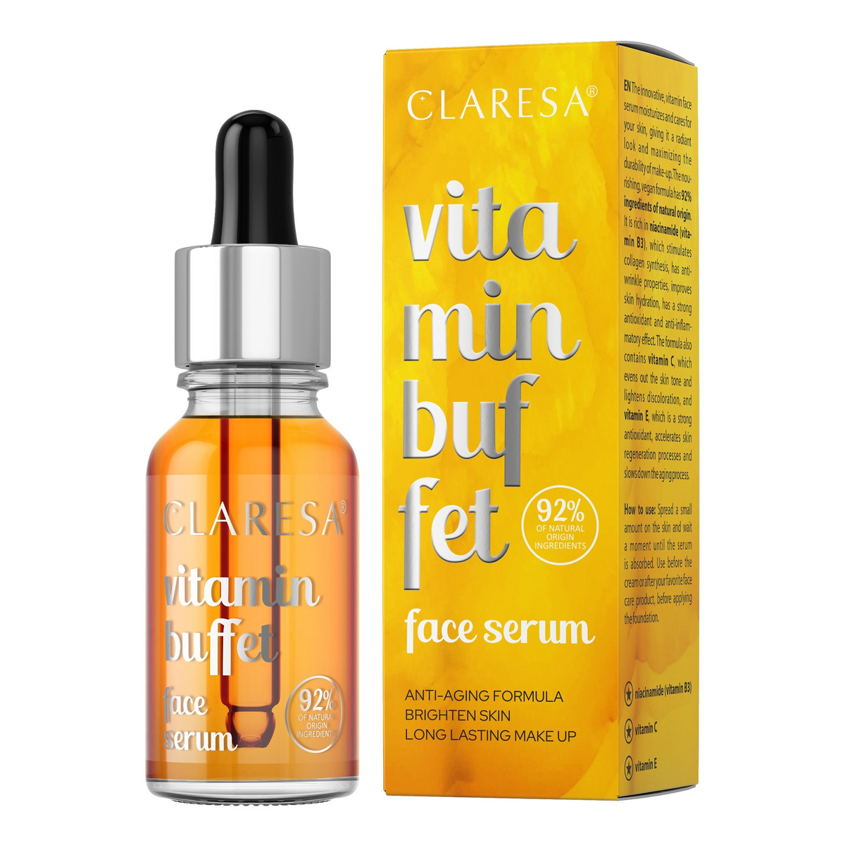 Claresa Serum witaminowe do twarzy vitamin buffet 16g