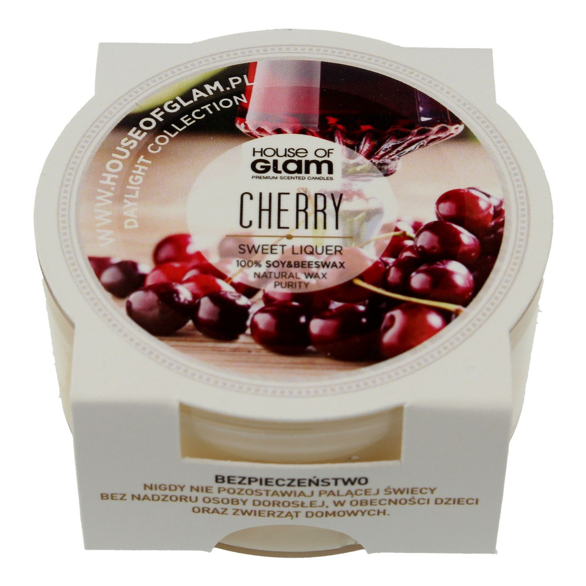 House Of Glam Świeca zapachowa mini Sweet Cherry Liquer 45g