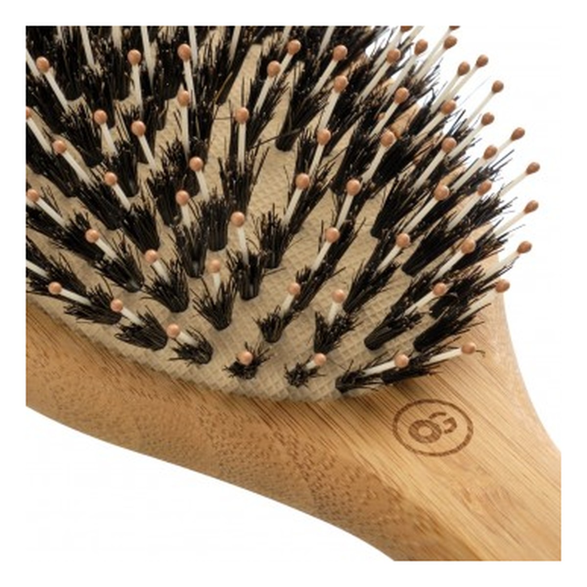 Olivia Garden Bamboo Touch Detangle Combo Szczotka z włosiem z dzika do rozczesywania włosów M