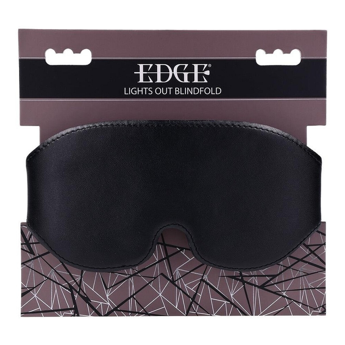Sportsheets Edge lights out blindfold opaska na oczy black