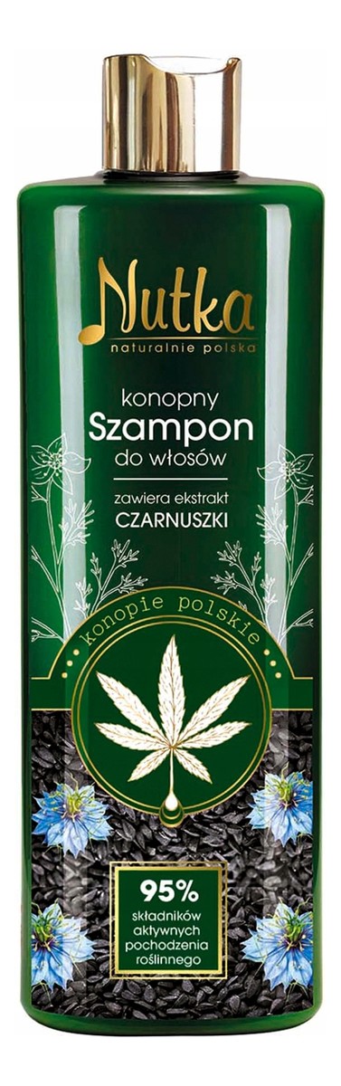 Konopny szampon do włosów Czarnuszka