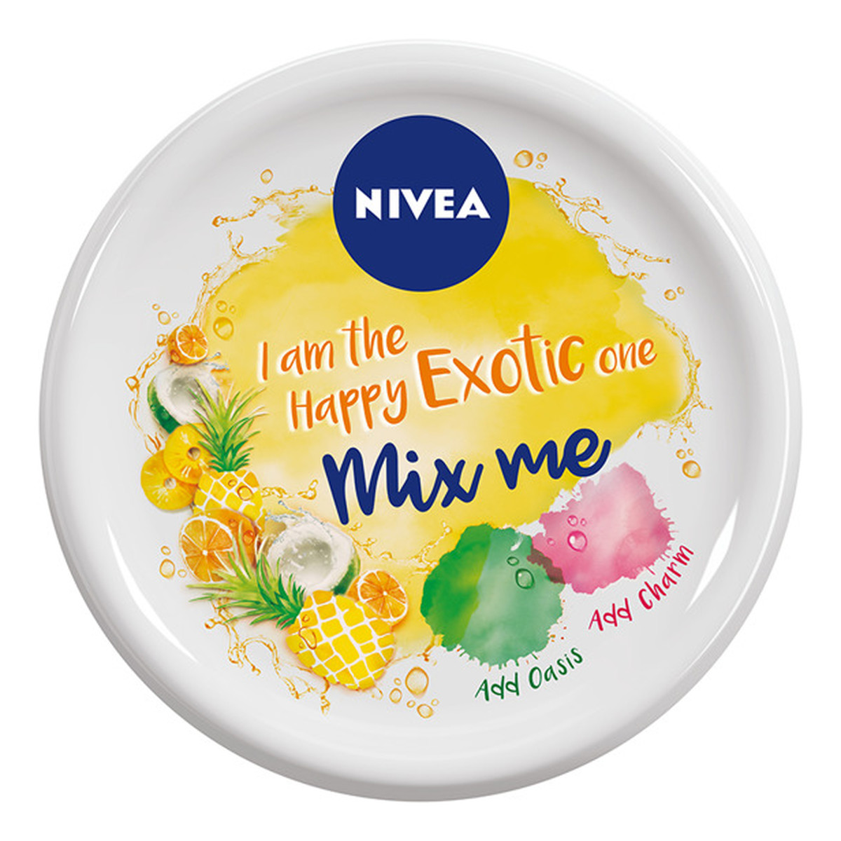Nivea Soft Mix Me Krem nawilżający do twarzy i ciała I Am the Happy Exotic One 100ml