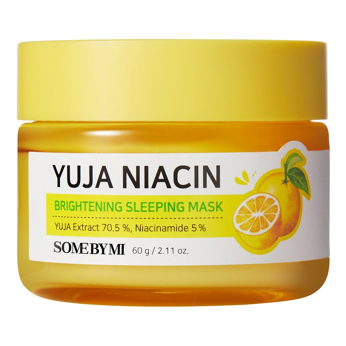 Some By Mi Yuja niacin miracle brightening sleeping mask rozjaśniająca maska na noc 60g