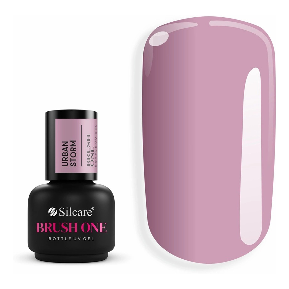 Silcare Brush One Bottle Gel Żel budujący w butelce z pędzelkiem urban storm 15g