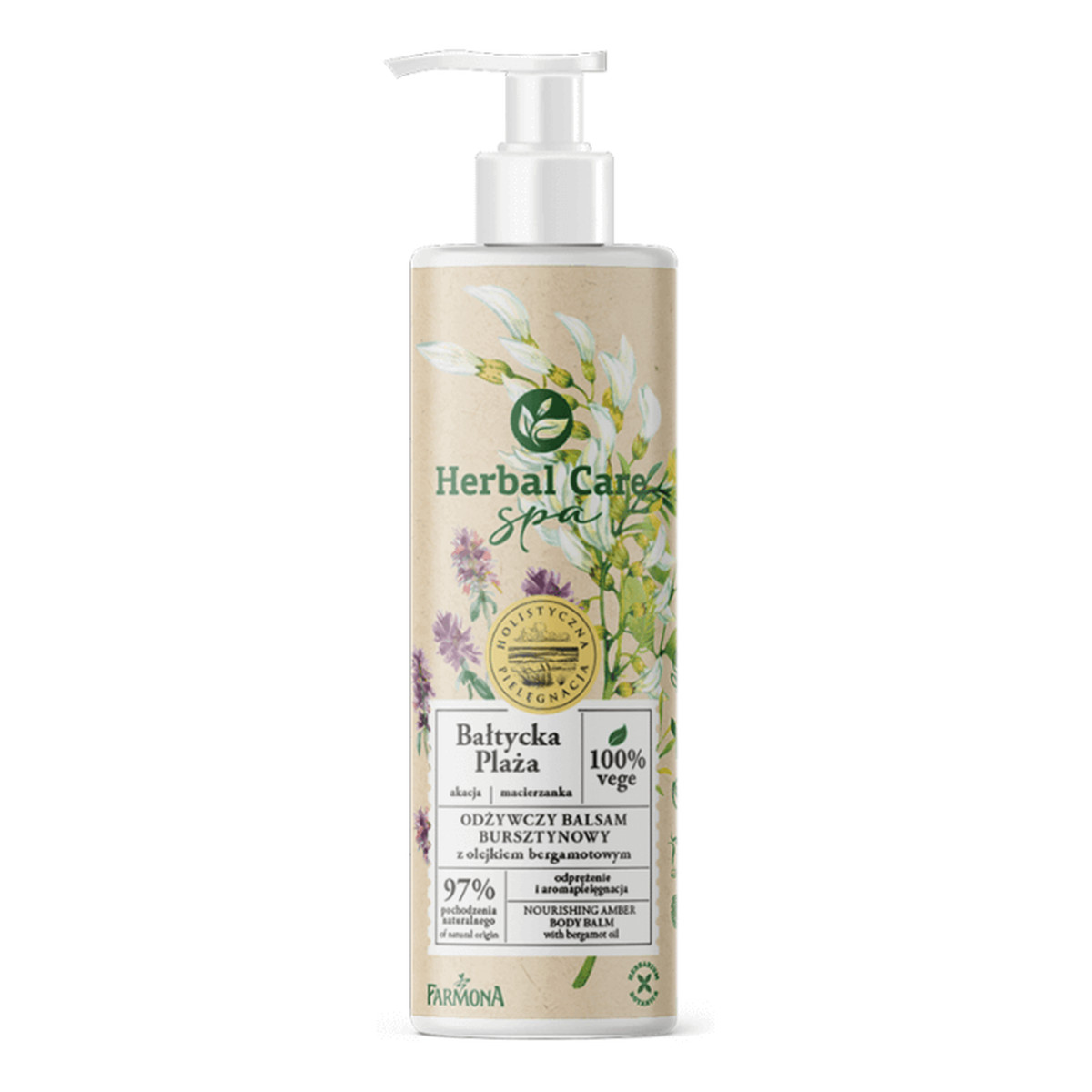 Farmona Herbal Care Spa Odżywczy Balsam bursztynowy Bałtycka Plaża 400ml