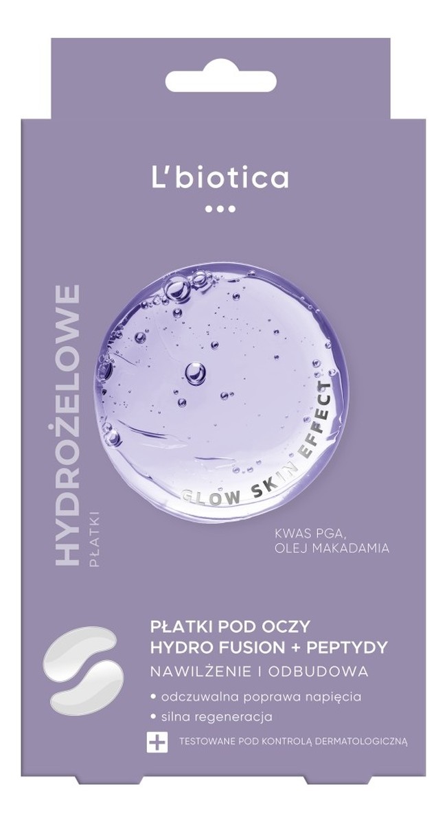 PGA Hydro Fusion Hydrożelowe płatki pod oczy z peptydami
