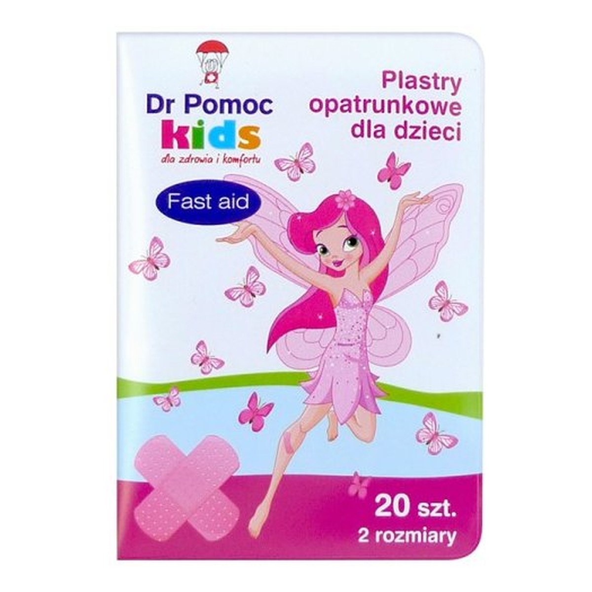 Dr Pomoc Plastry opatrunkowe dla dziewczynek 20szt
