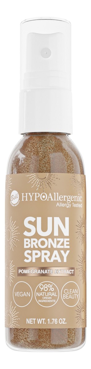 Love My Lip&Skin Hypoalergiczny Spray brązująco-rozświetlający Sun Bronze Spray